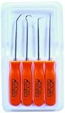 4 Piece Mini Pick and Awl Set - Neon Handles