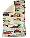 Burp Cloth- Soft & Compact- Race Cars