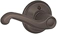 Schlage F170FLA613LH Flair Left Hand Dummy Lever, Oil Rubbed Bronze