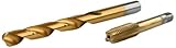 Kawasaki 840493 Titanium Coated Plug Tap and Drill Bit Set, 2-Pack [並行輸入品]