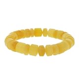 Buy Mixed Drum 10mm Bracelet - Yellow Jade by Toltec Trading Company