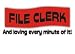 Search : FILE CLERK And loving every minute of it Two-Tone Raglan Sleeve Hooded Sweatshirt (Your Choice Of Colors)