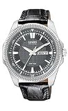 Citizen Eco-Drive WR100 Leather Charcoal Dial Men's watch #BM8490-06H