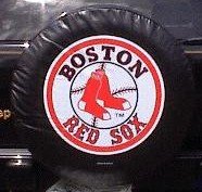 Boston Red Sox MLB Spare Tire Cover (Black) by Fremont Die