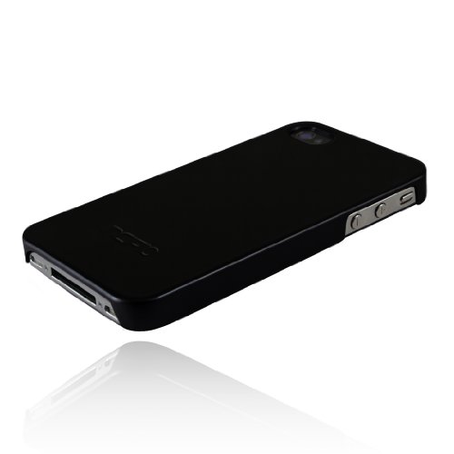 Incipio iPhone 4/4S feather Ultralight Hard Shell Case - 1 Pack - Carrying Case - Retail Packaging - Pearl Metallic Black