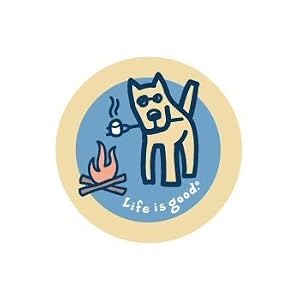 Camp Dog Sticker