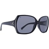 VonZipper Trudie Women's Polarized Casual Wear Sunglasses - Black Gloss/Grey Poly