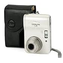 Leather Camera Case for the Olympus Stylus Tough 8000 - Black