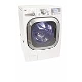 LG : WM3001HWA 27in Front-Load Steam Washer - White