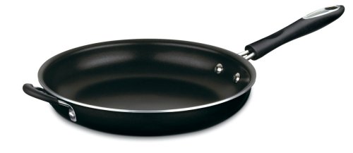 Cuisinart Advantage Non-Stick 12 inch Skillet with Helper Handle, Black