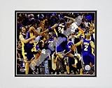 Los Angeles Lakers Celebrate Game Five of the 2009 NBA Finals (#23) Double Matted 8 x 10 Photograph (Unframed)