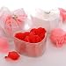 Relaxing Rose Soaps with Heart-Shaped Charm -White