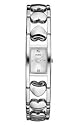 Guess Ladies 'Sweet Treat' Steel Case with Hearts Design Bracelet Watch