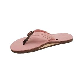 Rainbow Womens Single Layer Leather Sandals