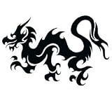 DRAGON 4 Temporary Tattoo 2.5x3.5