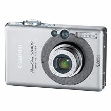 Digital Camera,5.0 Megapixel,3X Optical,3.6X Digital,2 LCD (CNMSD400PWRSHOT)
