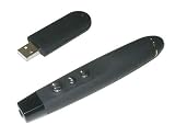 RF Wireless Laser Pointer with Page up Down PowerPoint Presentation Function (Black)