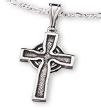 Sterling Silver Celtic Cross and 20-inch Chain