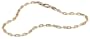 14k Yellow Gold 2.7mm Anchor Chain Anklet, 9"