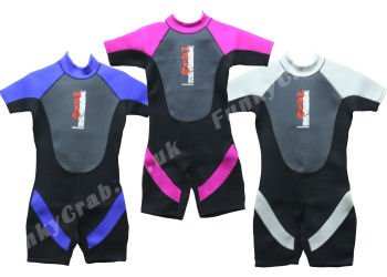 Childrens Toyshop  Toys : 34" CHEST SHORTIE WETSUIT - "NALU" (Colour as supplied)