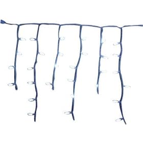 12 each: Celebrations M5 Led Icicle Light Set (LEDICLM54WN)