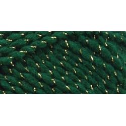 RED HEART HOLIDAY YARN-HUNTER W/GOLD METALLIC