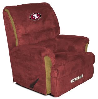 Home Team NFL San Francisco 49ers Big Daddy Recliner