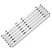 SAFCO PRODUCTS Sheet File Hanging Clamps, Aluminum with Plastic Caps, 36