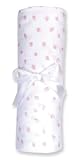 Trend Lab Knit Pastel Dot Crib Sheet in Pink