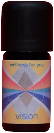 Vision Essential Oil Blend. True Botanical, 100% Pure And Natural, Undiluted, High Quality, Therapeutic Grade (Blend of: Lavender, Peppermint, Elemi, Hyssop, Basil, Sage, Sandalwood, Yarrow)- 5 ml