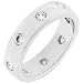 ISADY - Bague femme - Cyra - Anneau rhodie - oxyde de zirconium