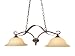 Vaxcel Lighting PD40136SA Sable Esprit Transitional Two Light Down Lighting Island / Billiard Fixture from the Esprit Collection