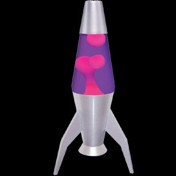 Starship 2 Lava Lamp - Pink Lava In Purple Liquid LAVA8721