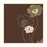 GOLDEN POPPY II Art Poster by Kate Knight - 12 x 12