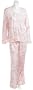 Carole Hochman  Pink Floral Ribbon Pajama