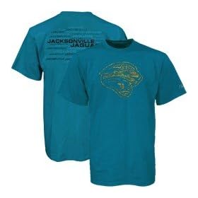 Reebok Jacksonville Jaguars Youth Teal Fragment Logo T-shirt