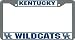Kentucky Wildcats Chrome License Plate Frame - SET OF 6 - Sports Merchandise