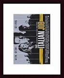 Italian Job The, Art Poster by Unknown Artist, with Wood Frame, poster size: 11