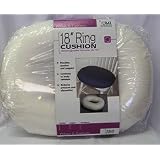Contoured Foam Ring Pillow - 18" White