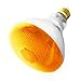Havells-SLI 03046 - 100BR38/AMBER - 100 Watt BR38 Amber Flood Light Bulb, 130 Volt Long Life, Outdoor