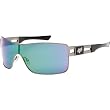 Fox Racing The Cantor Adult Casual Sunglasses w/ Free B&F Heart Sticker Bundle - Light/Jade Iridium