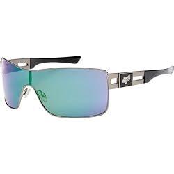 Fox Racing The Cantor Adult Casual Sunglasses w/ Free B&F Heart Sticker Bundle - Light/Jade Iridium