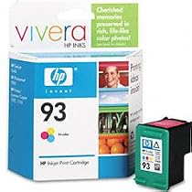 Original HP 93 Tri-color Ink Cartridge in Retail Packaging