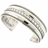 Sterling Silver Chunky Vinatge Bangle