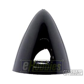 Du-Bro 267 1-3 4 Black Spinner from Spinners Du Bro