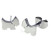 Scottish Terrier Stud Earrings