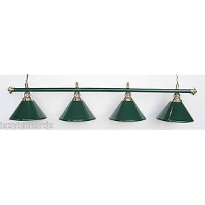 72 Brass - Green Finish Pool Table Light Billiard lamp by 