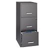 OfficeMax Three-Drawer Vertical File, 18 D, Letter Size
