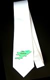Party Decoration Necktie with map, kyrgyzstan, geograpy