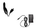 HTC Inspire 4G (AT&T) Premium Combo Pack - Wall Charger + Car Charger + Atom LED Keychain Light